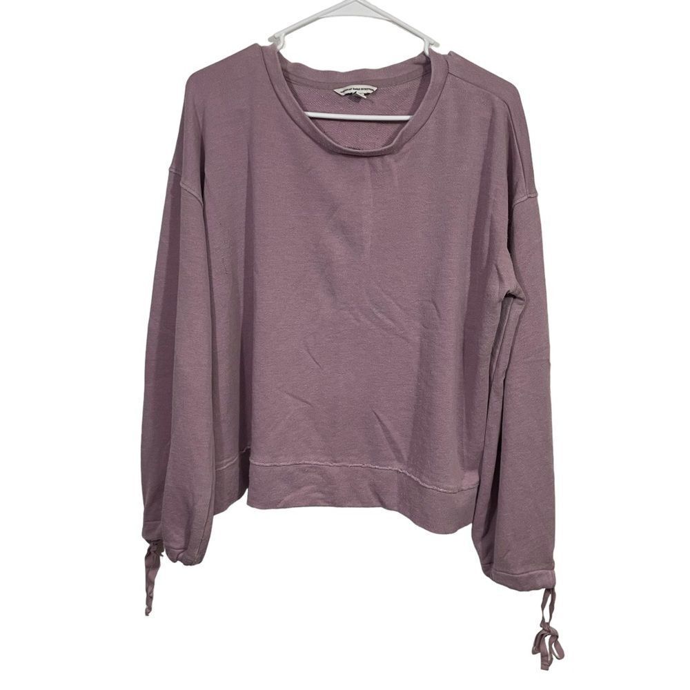 American Eagle Mauve Cozy Pullover Crewneck Sweater